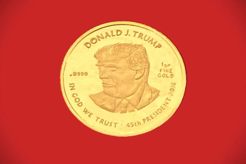 Trump 1g Gold Coin final