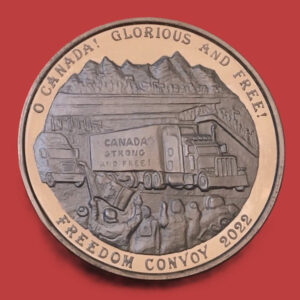 Trucker Coin – 38mm, 1oz .9999 Fine Silver
